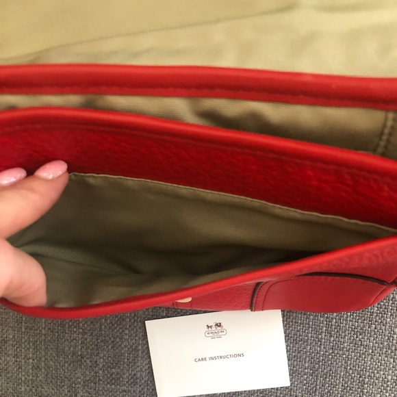 Coach Leather Crossbody Purse - Picture 6 of 13